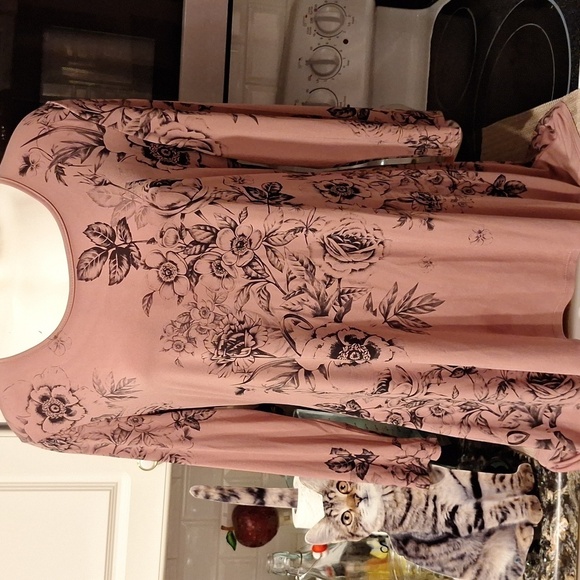 U women's Blue Mood casual stretch long sleeve regular size top XL - Picture 1 of 4